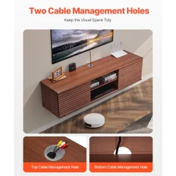 VEVOR Floating TV Stand, 60