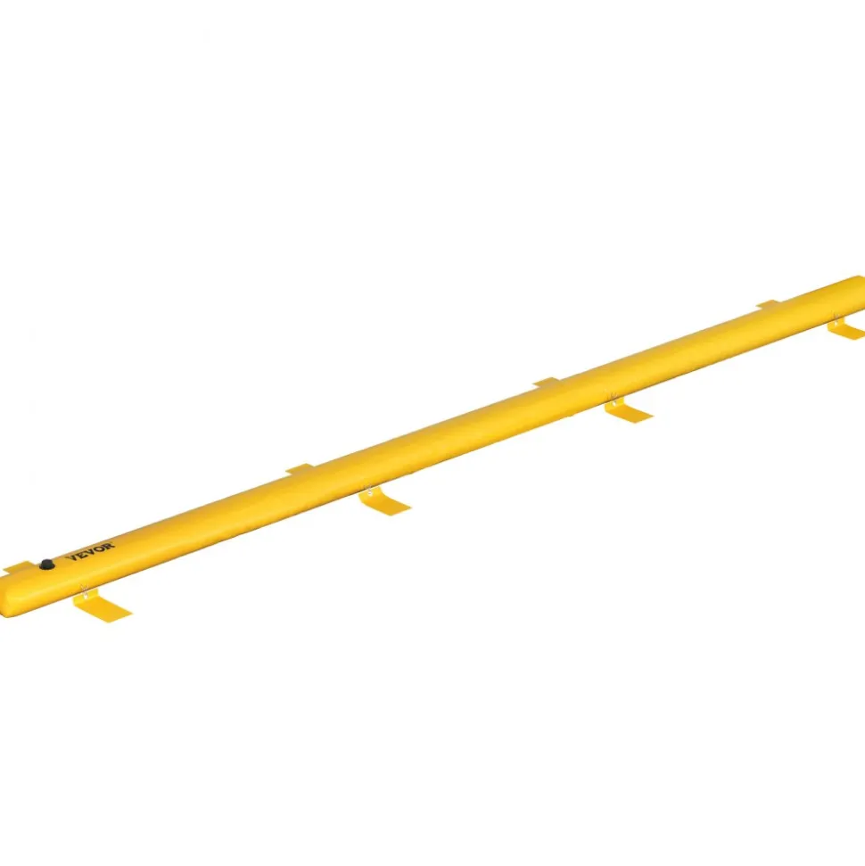 VEVOR Flood Barrier, 24 ft Length x 6 in Height Sandbag Alternative, Water Barrier for Flooding with Great Waterproof Effect, Reusable PVC Water Diversion Tubes, Flood Barriers for Home, Door, Garage