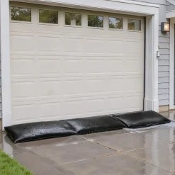 VEVOR Flood Barrier, 6 Pack, 2.7 x 1.4 ft Flood Bags Activated by Water, Reusable Water Absorbent Barrier, Sandless Sandbags Blockage, Flooding Prevention Bags for Home, Doorways, Basement, Garage