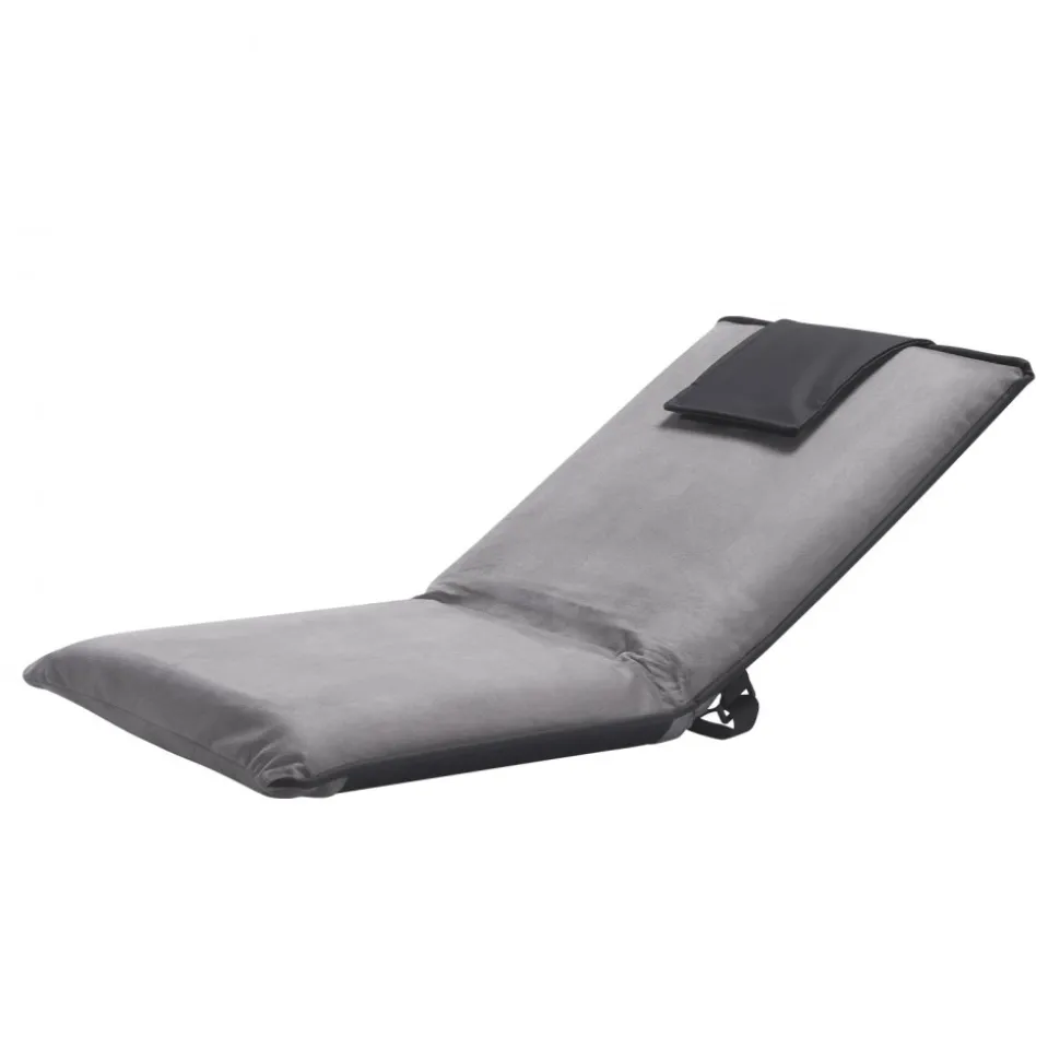 VEVOR Floor Chair, 6-Position Adjustable Meditation Chair with Back Support, Folding Sofa Chair for Reading TV Watching and Gaming, Portable Floor Seat Lounge Sofa Chair for Kids Teens Adults, Gray