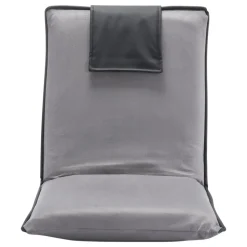 VEVOR Floor Chair, 6-Position Adjustable Meditation Chair with Back Support, Folding Sofa Chair for Reading TV Watching and Gaming, Portable Floor Seat Lounge Sofa Chair for Kids Teens Adults, Gray