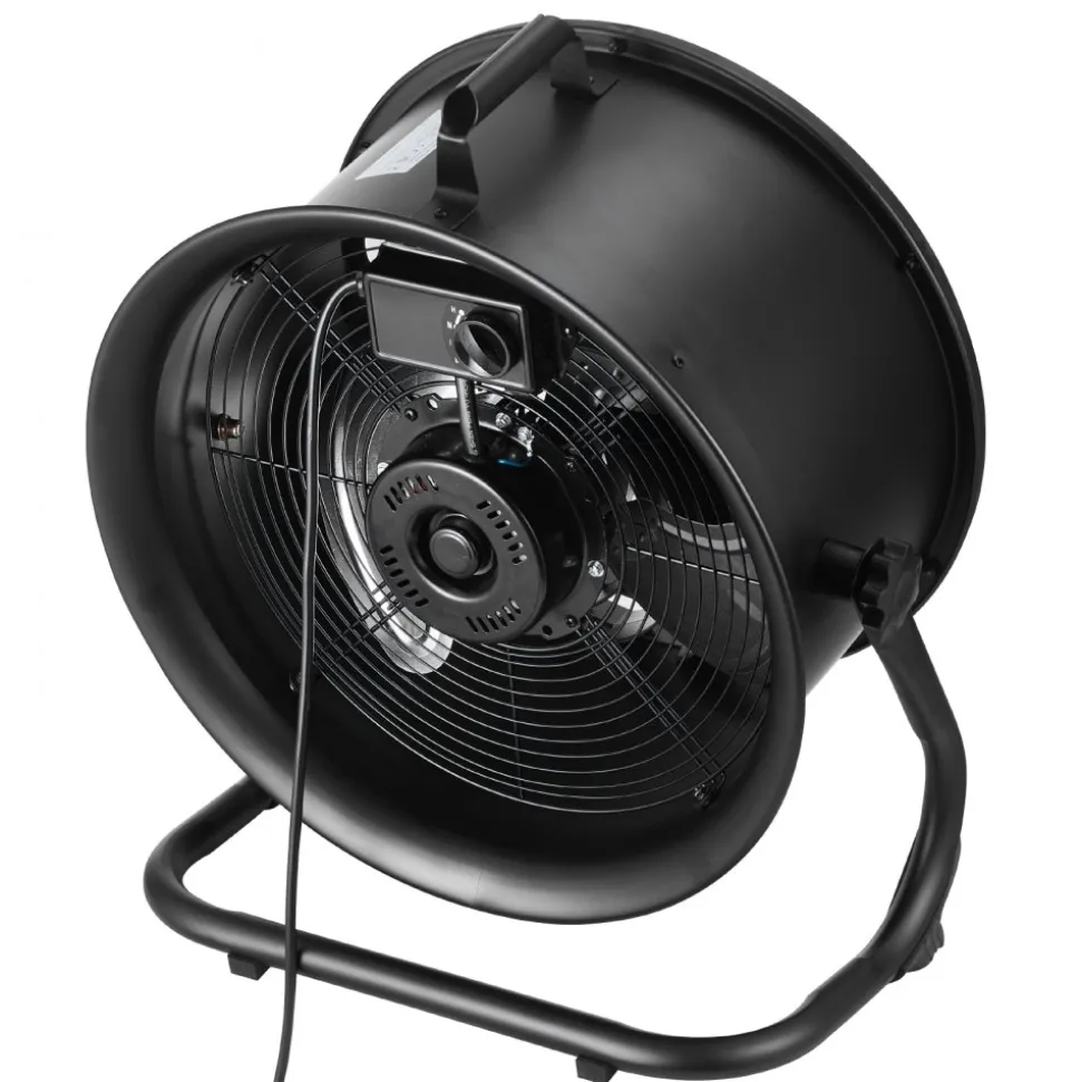 VEVOR Floor Fan, 3 Speeds High Velocity Heavy Duty 14 Inch Industrial Fan, 2520 CFM 360° Adjustable Tilt 23.62 ft/sec Airflow Large Metal Fan, for Home, Gym, Office, Garage, Commercial Shop & Bedroom