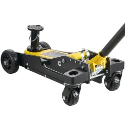 VEVOR Floor Jack, 3 Ton (6614 lbs) Capacity, Aluminum & Steel Racing Floor Jack with Dual Pistons Quick Lift Pump & Extension Post, Hydraulic Trolley Car Lift for SUV Pickup, Lifting Range 5.9