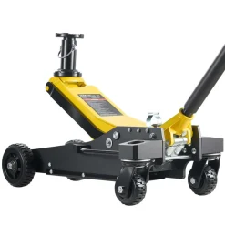 VEVOR Floor Jack, 3 Ton (6614 lbs) Capacity, Aluminum & Steel Racing Floor Jack with Dual Pistons Quick Lift Pump & Extension Post, Hydraulic Trolley Car Lift for SUV Pickup, Lifting Range 5.9