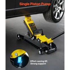 VEVOR Floor Jack, 2.5 Ton Low Profile Floor Jack, Heavy-duty Steel Racing Floor Jack With Single Piston Lift Pump, Floor Jack Lifting Range 3.35