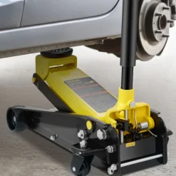 VEVOR Floor Jack, 3 Ton Low Profile Floor Jack, Heavy-duty Steel Racing Floor Jack with Single Piston Quick Lift Pump, Floor Jack Lifting Range 5.12