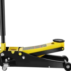 VEVOR Floor Jack, 3 Ton Low Profile Floor Jack, Heavy-duty Steel Racing Floor Jack with Dual Pistons Quick Lift Pump, Floor Jack Lifting Range 3.35
