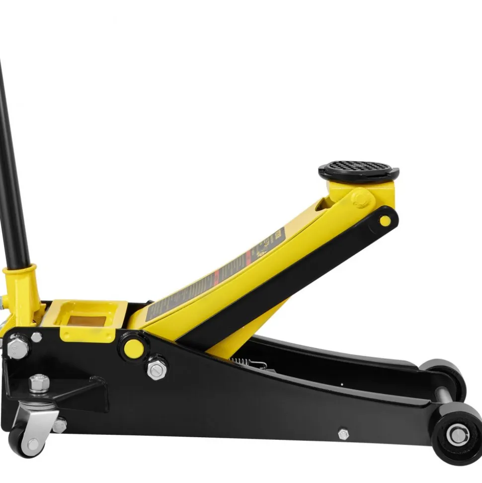VEVOR Floor Jack, 2.5 Ton Low Profile Floor Jack, Heavy-duty Steel Racing Floor Jack with Dual Pistons Quick Lift Pump, Floor Jack Lifting Range 3.64"-19.49"