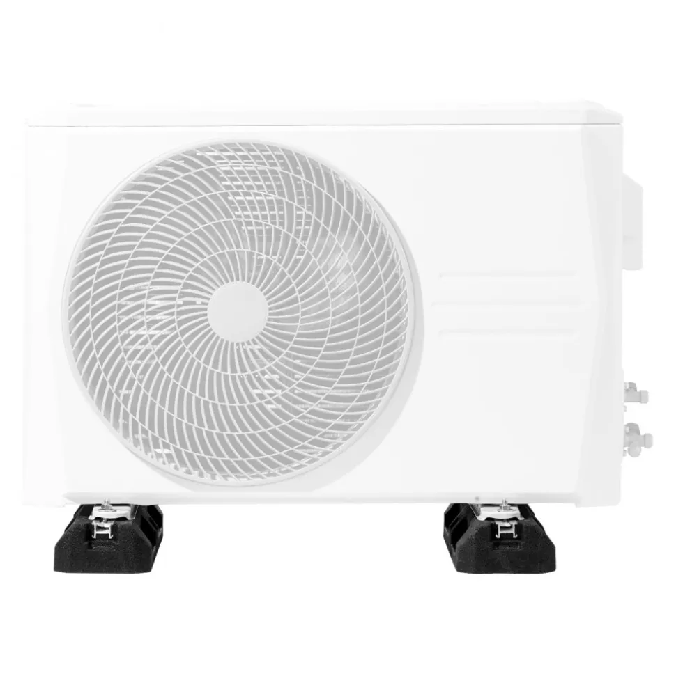 VEVOR Floor Mounting Base Kit for Mini Split Air Conditioning Systems, Floor Mounting Ground Base Pad for 9000-36000BTU AC Heat Pump System, Heavy-Duty Rubber Anti-Vibration Pads, Max Load 2204 lbs