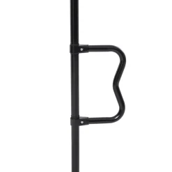 VEVOR Floor-to-Ceiling Transfer Pole, Tension Mounted Bathroom Grab Bar with Anti-Slip Curve Handle, 300 Lbs Capacity Security Pole for Elderly, Ideal Senior Safety Pole for 7-10 Ft Ceilings, Black