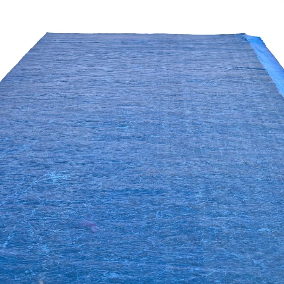 VEVOR Floor Underlayment 200 sq. ft/Roll, 3 mm Thick Laminate Flooring Padding with Attached Vapor Barrier, Heavy Duty Fiber + PE Film, Soundproofing & Noise Reduction, Ideal for Laminate Wood Floors