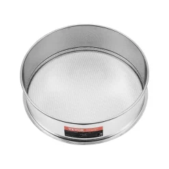 VEVOR Flour Sieve Fine Mesh, 12 Mesh Flour Sifter, 304 Stainless Steel Fine Mesh Sifter Food-grade, Dia. 12.6