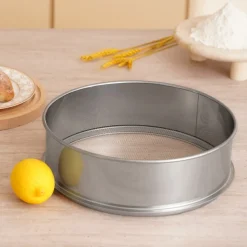 VEVOR Flour Sieve Fine Mesh, 10 Mesh Flour Sifter, 304 Stainless Steel Fine Mesh Sifter Food-grade, Dia. 12.6
