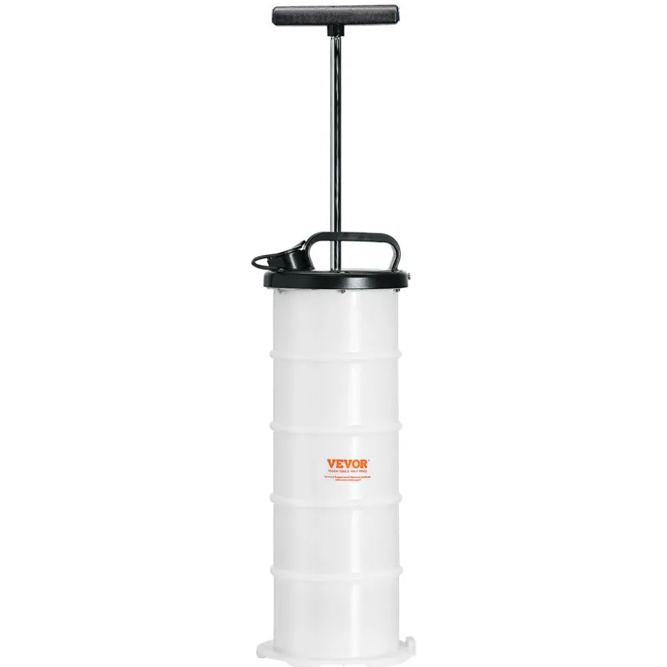 VEVOR Fluid Extractor, 1.74 Gallons (6.5 Liters), Manual Hand-Operated Oil Changer Vacuum Fluid Extractor with Dipstick and Hose, Oil Extractor Change Pump for Automotive Fluids Vacuum Evacuation