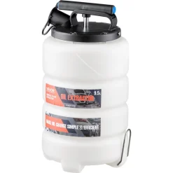 VEVOR Fluid Extractor, 9.5 L Capacity, Manual Vacuum Oil Extractor Pump with 59 in Long Horse & Three 47 in Extension Tubes, Oil Change Pump with HDPE Tank for Cars, Lawn Mowers, Boats, Motorcycles