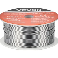 VEVOR Flux Core MIG Welding Wire, E308LFC-O 0.03-inch 2 LBS, Gasless Stainless Steel Welding Wire with Low Spatter for All Position Arc Welding, Self-Shielded for Outdoor Use