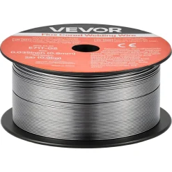 VEVOR Flux Core MIG Welding Wire, E71T-GS 0.035-inch 2 LBS, Gasless Mild Steel Welding Wire with Low Spatter for All Position Arc Welding, Self-Shielded for Outdoor Use (Pack of 3 Rolls)