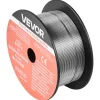 VEVOR Flux Core MIG Welding Wire, E71T-11 0.035-inch 1 LBS, Gasless Mild Steel Welding Wire with Low Spatter for All Position Arc Welding, Self-Shielded for Outdoor Use (Pack of 2 Rolls)