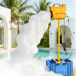 VEVOR Foam Machine, Adjustable Angle Control Foam Cannon Party Machine, Bubble Cannon with 21QT Water Tank, Stable Vertical Design, Dense Foams Maker for Gatherings, Celebrations & Party