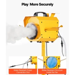 VEVOR Foam Machine, Adjustable Angle Control Foam Cannon Party Machine, Bubble Cannon with 21QT Water Tank, Stable Vertical Design, Dense Foams Maker for Gatherings, Celebrations & Party