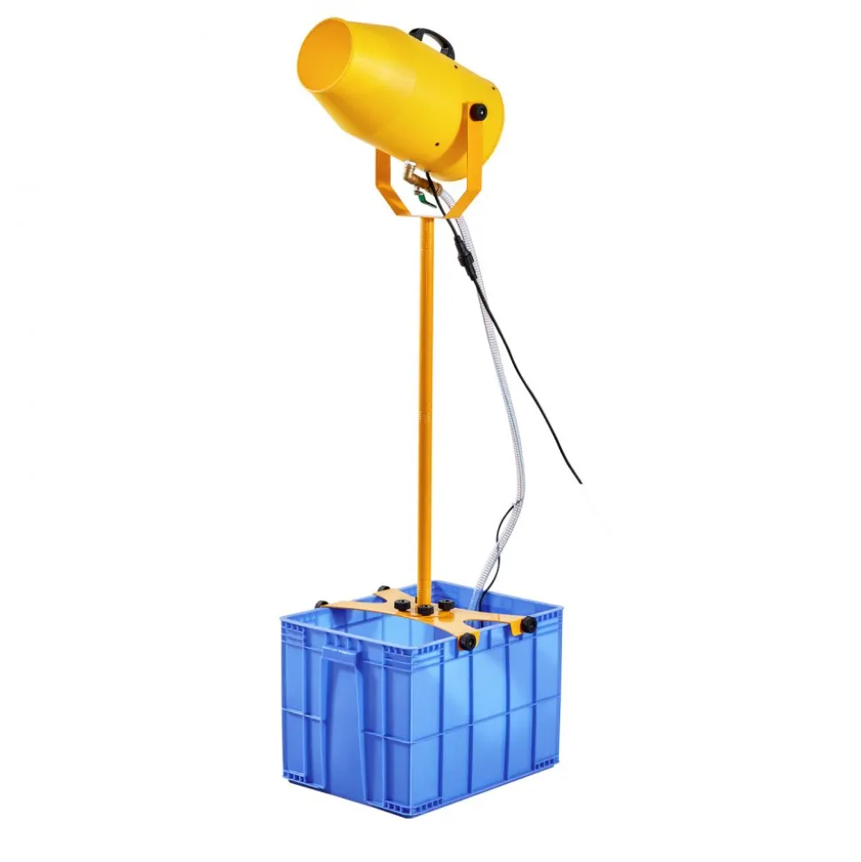 VEVOR Foam Machine, 9.84 to 16.40 ft Spray Distance Foam Cannon Party Machine, Bubble Cannon with 74QT Water Tank, Stable Vertical Design, Dense Foams Maker for Gatherings, Celebrations & Par