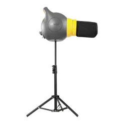 VEVOR Foam Machine, 115 W Party Foam Cannon, Portable Foam Maker with a Tripod Stand, Powerful Foam Party Machine, for Backyard, Pool, Outdoor Events, Birthdays, Celebrations and Party, Grey & Yellow
