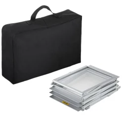 VEVOR Foldable Magazine Display Rack, 6 Pockets Pop-Up Brochure Display Stand, Double-Sided Display Catalog Literature Holder Stand, Portable with Carrying Bag for Office Trade Show Exhibitions
