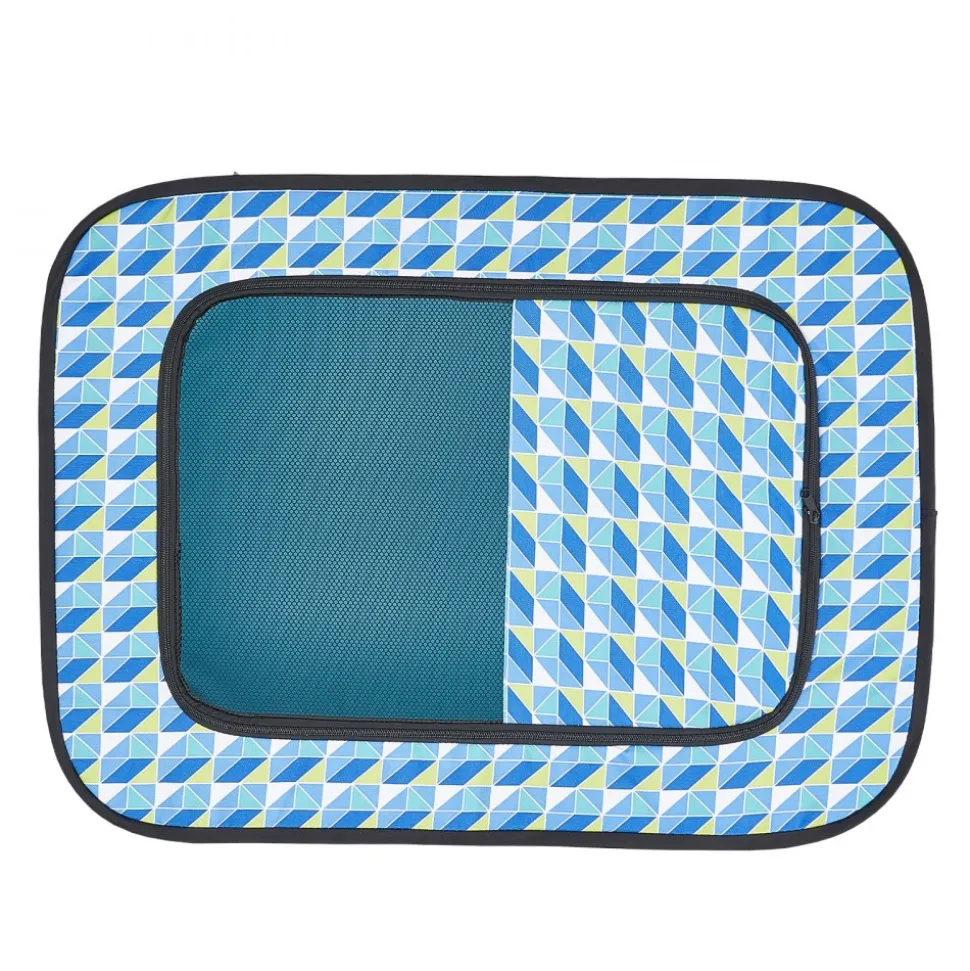 VEVOR Foldable Pet Playpen, 32'' x 24'' x 22'' Portable Dog Playpen, Crate Kennel for Puppy, Dog, Cat, Waterproof 600D Oxford Cloth, Removable Zipper, for Indoor Outdoor Travel Camping (Rectangle, S)