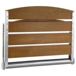 VEVOR Foldable Shower Seat Wall Mounted, 17.7