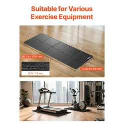 VEVOR Foldable Walking Pad Treadmill Mat, 1/4