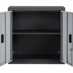 VEVOR Foldable Wall Cabinet, Metal Garage Locker Mounted 26