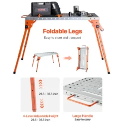 VEVOR Foldable Welding Table 44