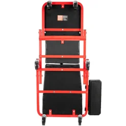 VEVOR Foldable Z Garage Creeper, 36 in, 300 lbs Load Capacity Rolling Folding Mechanic Creeper Stool, with 6 Wheels Tool Tray Padded Seat Steel Frame, Lay Down or Sit Chair for Garage Shop or Home