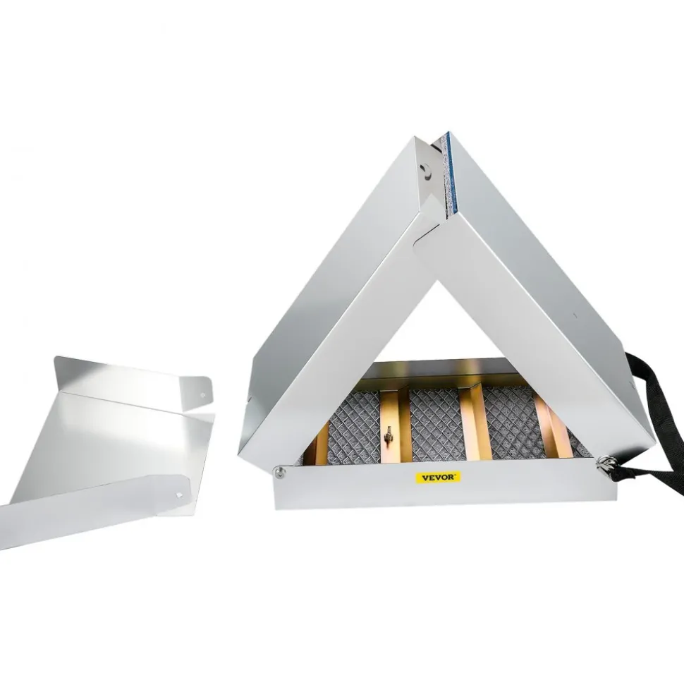 VEVOR Folding Aluminum Alloy Sluice Box, Compact 50" Sluice Boxes for Gold, Lightweight Gold Sluice Equipment, Portable Sluice Boxes with Miner's Moss, River, Creek, Gold Panning, Prospecting, Dredgin