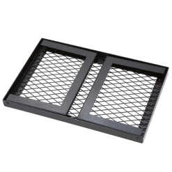 VEVOR Folding Campfire Grill, Heavy Duty Steel Mesh Grate, 18
