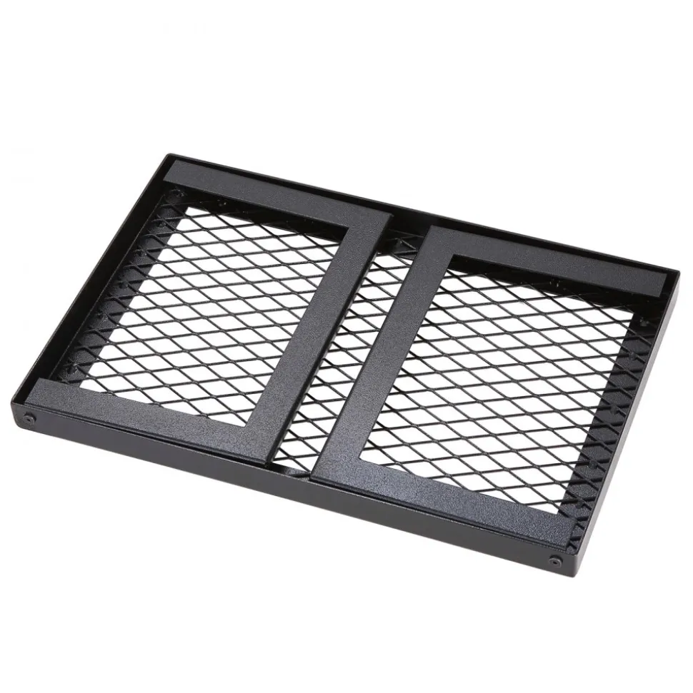 VEVOR Folding Campfire Grill, Heavy Duty Steel Mesh Grate, 18" Portable Camping Grates Over Fire Pit, Camp Fire Cooking Equipment with Legs Carrying Bag, Grilling Rack for Outdoor Open Flame Cooking