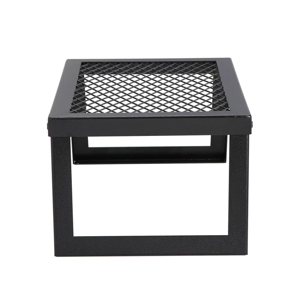 VEVOR Folding Campfire Grill, Heavy Duty Steel Mesh Grate, 18" Portable Camping Grates Over Fire Pit, Camp Fire Cooking Equipment with Legs Carrying Bag, Grilling Rack for Outdoor Open Flame Cooking