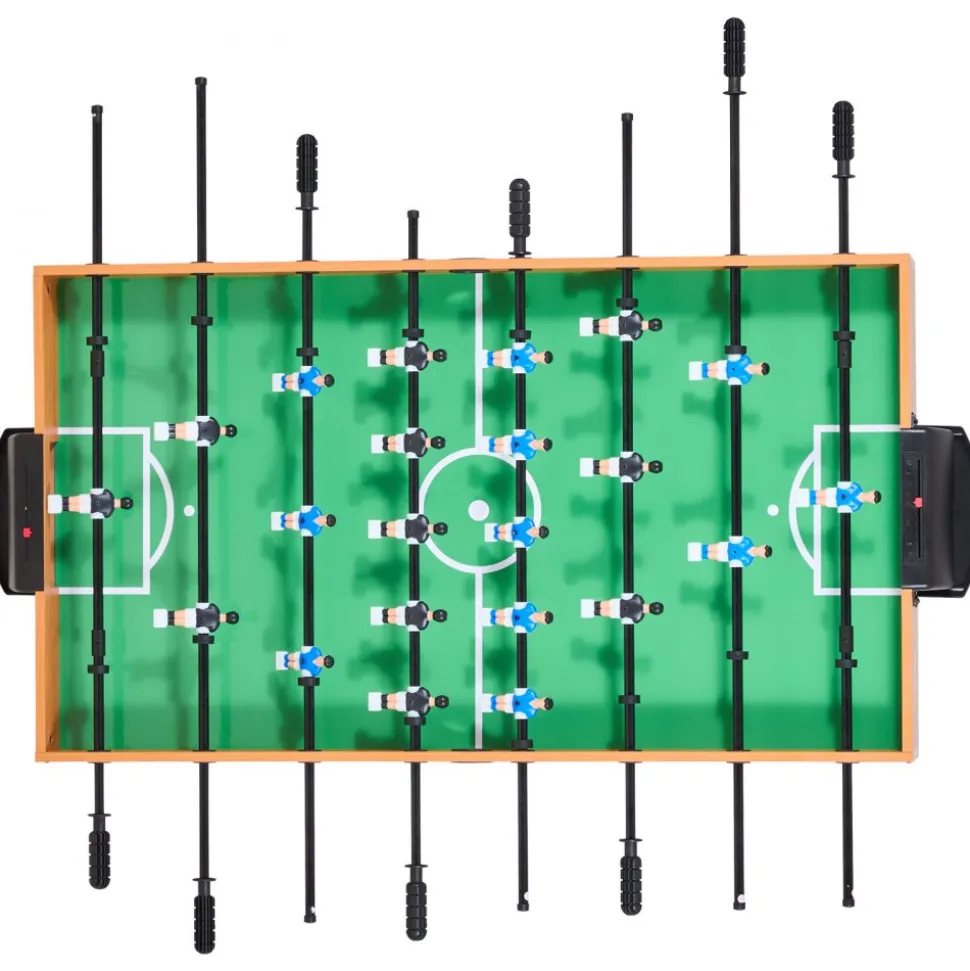 VEVOR Folding Foosball Table, 42 inch Standard Size Table, Indoor Full Size Foosball Tables for Home, Family, and Game Room, Durable Soccer Set, Includes 2 Balls