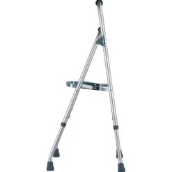 VEVOR Folding Hemi Walker, One Arm Folding Walker for Seniors with 6-Level Adjustable Height, Lightweight Aluminum | Side One-Hand Style Mobility Aid for Elderly Handicapped Disabled, Up to 350LBS