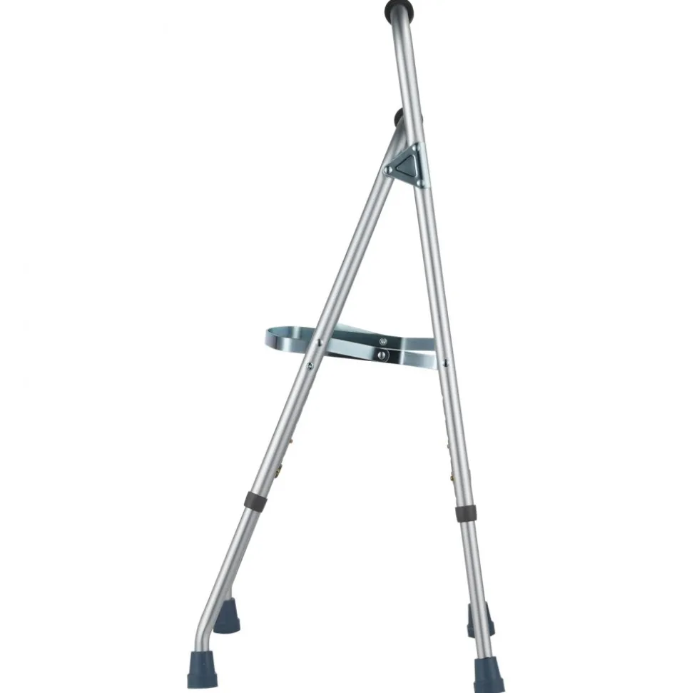 VEVOR Folding Hemi Walker, One Arm Folding Walker for Seniors with 6-Level Adjustable Height, Lightweight Aluminum | Side One-Hand Style Mobility Aid for Elderly Handicapped Disabled, Up to 350LBS