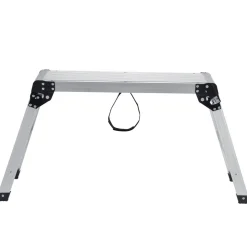 VEVOR Folding Work Platform, 330 lbs Load Capacity, Aluminum Drywall Stool Ladder, Heavy Duty Work Bench w/ Non-Slip Feet, Ideal for Washing Vehicles, Cleaning, Painting, Decorating