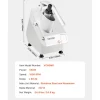 VEVOR Food Processor & Vegetable Chopper, 2 Feeding Holes Food-Grade Stainless Steel Food Processor Chopper with Detachable 6 Blades, 3mm/5mm/7mm/10mm Shredder, 2mm/4mm Slicer, for Vegetables, Fruit