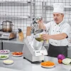 VEVOR Food Processor & Vegetable Chopper, 2 Feeding Holes Food-Grade Stainless Steel Food Processor Chopper with Detachable 6 Blades, 3mm/5mm/7mm/10mm Shredder, 2mm/4mm Slicer, for Vegetables, Fruit