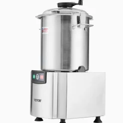 VEVOR Food Processor & Vegetable Chopper, 19 Quart Food-Grade Stainless Steel Food Processor Chopper with S-Curve Blade and Scraper, Ideal for Chopping Vegetables, Fruit, Grains, Nuts