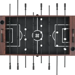 VEVOR Foosball Table, 48 inch Standard Size Table, Indoor Full Size Foosball Tables for Home, Family, and Game Room, Durable Soccer Set, Includes 2 Balls, Score Keeper, and 2 Cup Holders