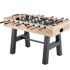 VEVOR Foosball Table, 55 inch Standard Size Table, Indoor Full Size Foosball Tables for Home, Family, and Game Room, Durable Soccer Set, Includes 4 Balls, Score Keeper, and 2 Cup Holders
