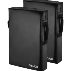 VEVOR Football Blocking Dummy, 24x16 in Blocking Pads, Kick Shield Pad with Handles, High-Density Sponge Tackle Dummies, Heavy Duty Training Equipment for Basketball Hockey Lacrosse, Black, 1PCS