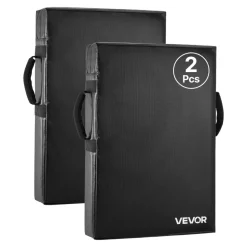 VEVOR Football Blocking Dummy, 24x16 in Blocking Pads, Kick Shield Pad with Handles, High-Density Sponge Tackle Dummies, Heavy Duty Training Equipment for Basketball Hockey Lacrosse, Black, 1PCS