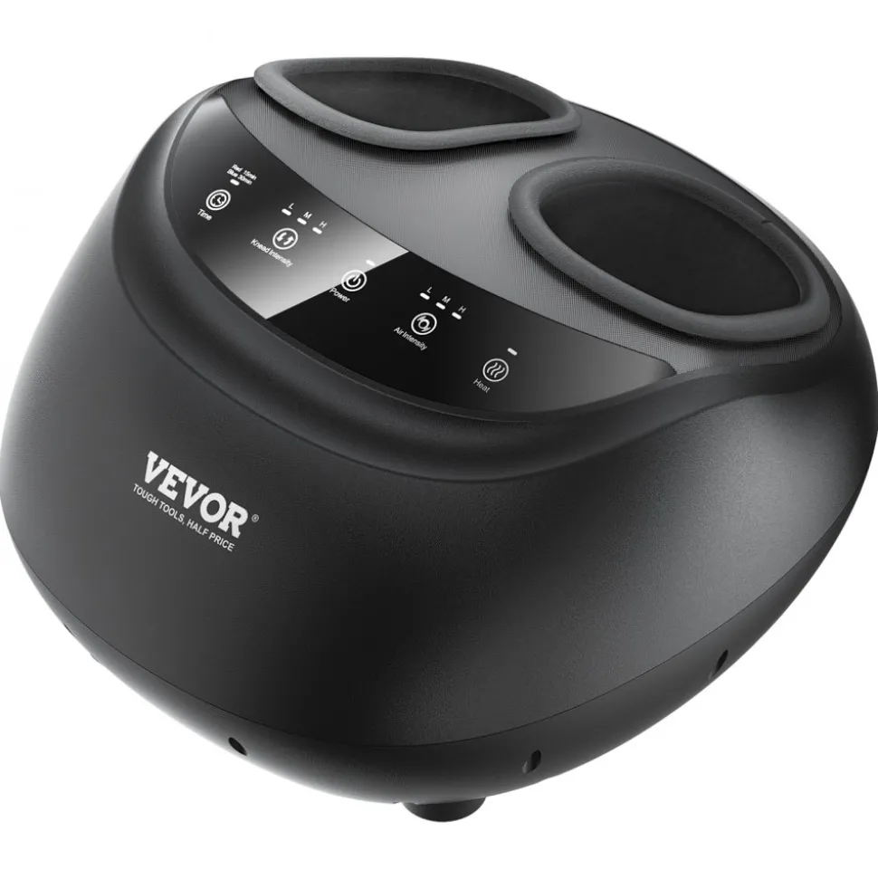 VEVOR Foot Massager Machine with Heat, Deep-Kneading, Compression, and Shiatsu for Plantar Fasciitis, Neuropathy, Gifts for Men, Women - Fits up to Men Size 12