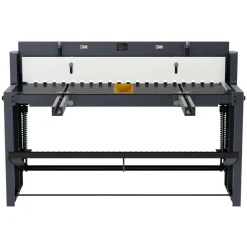 VEVOR Foot Stomp Sheet Metal Shear, 52 in Width Manual Floor Shear, with Soild Steel Frame, Adjustable Blade Gap, Material Stops, Foot-Pedal Control for Cutting Steel, Copper, Rebar, and Aluminum